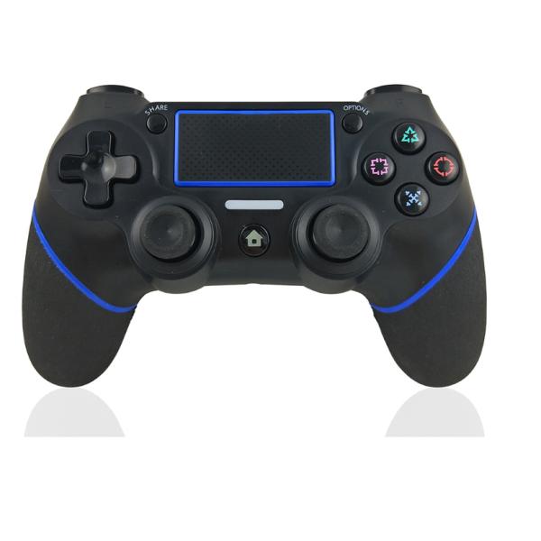 P4 ワイヤレスコントローラー PC CS Bluetooth接続 ブルートゥース 二重振動 無線 ...