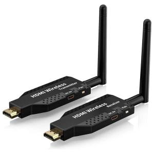 エレコム(ELECOM) DH-WLRX1-BK ブラック HDMI 受信機 ワイヤレス