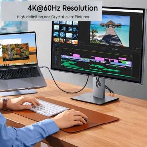 USB C HDMI ケーブル 1.8M US...の詳細画像1