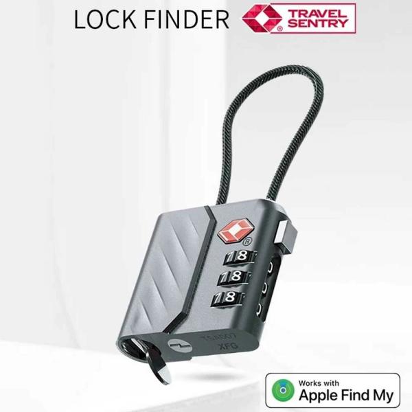 Lock finder TSAロック 海外旅行用鍵 荷物バッグ用ロック MangoTek ３桁 ダイ...