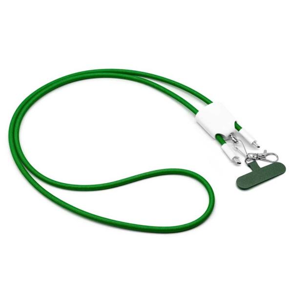 4in1 スマホストラップ USB-Cケーブル PD60W急速充電 データ伝送可能 USB2.0 i...