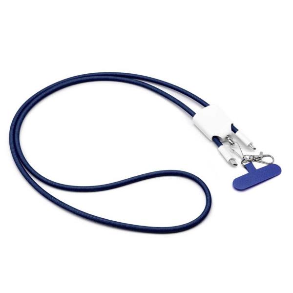 4in1 スマホストラップ USB-Cケーブル PD60W急速充電 データ伝送可能 USB2.0 i...