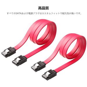 SATA 3.0 ケーブル 55cm 2本セッ...の詳細画像2