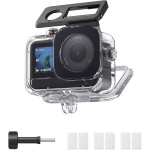 TELESIN DJI Osmo Action6 用 防水ケース 水中撮影 防水ハウジングケース ダイブハウジング 水深ダイビング 防水防塵保護ハウジング ダイビング保護シェル