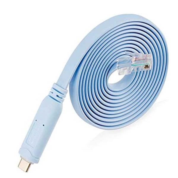 【USB C to RJ45 コンソールケーブル】1.5ｍ Console Cisco NETGEA...