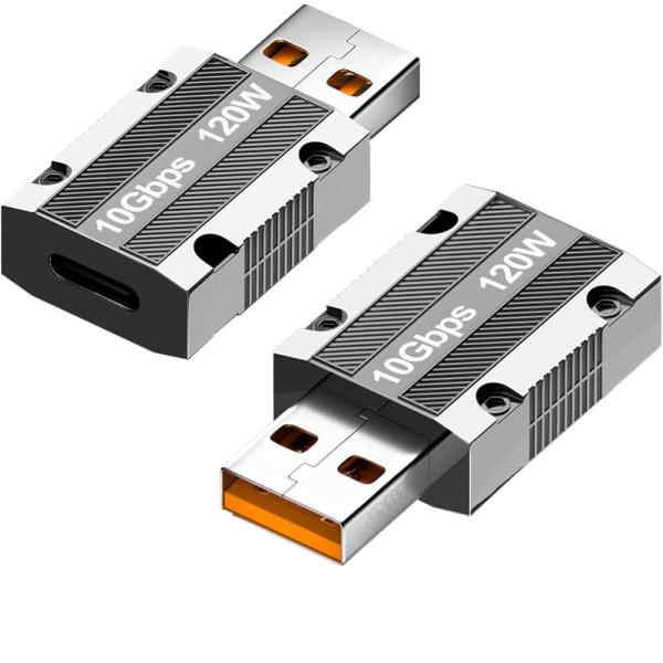 USB(Type-C)メス - USB(A)オス / USB変換アダプタ /  高速充電  / 高速...