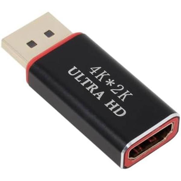 DisplayPort - HDMI 変換アダプタ DPオス / HDMメスI 4K対応アダプタ デ...