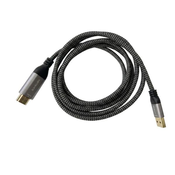 USB-A - HDMI変換ケーブル 2m / USB 3.0 to HDMI 変換ケーブル - ド...