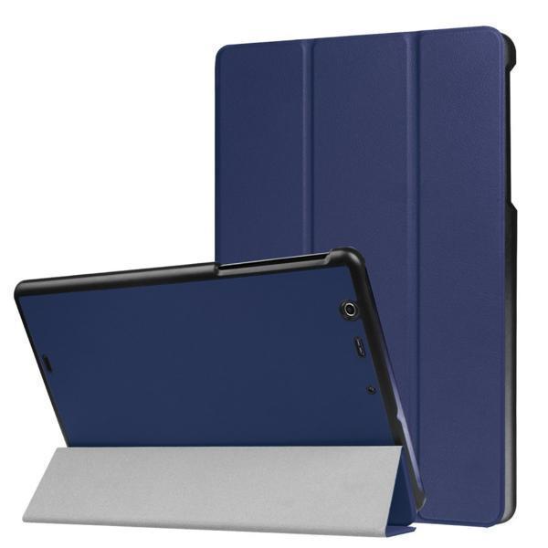 au Qua tab PZ LGT32SWA 10.1インチタブレット専用 三つ折ケースマグネット開...