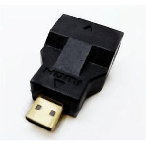 miniHDMI 端子 変換アダプター miniHDMI端子をmicroHDMI端子に変換 ミニHDMIメス・マイクロHDMIオス