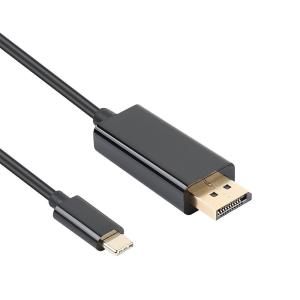 送料無料 USB 3.1 Type-C to DisplayPort 変換 ケーブル 金メッキコネクター搭載 USB C to DP 4K解像度対応 変換アダプタ 1.8m New｜pcastore