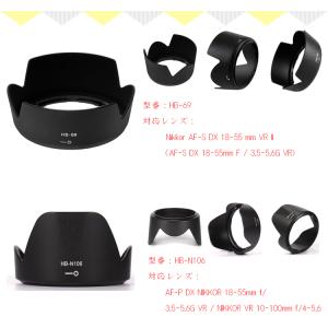 Nikon レンズフード 互換品 バヨネットフ...の詳細画像3