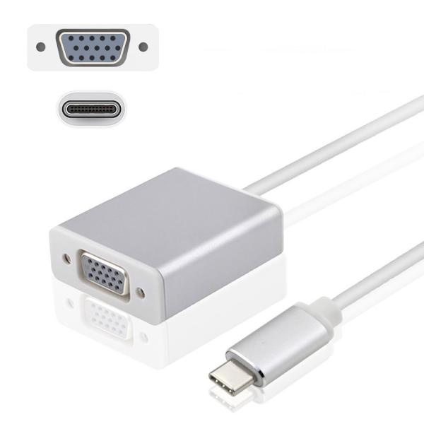 USB3.1 Type-C to VGA 変換アダプタ (タイプCオス-VGAメスアダプター)  A...