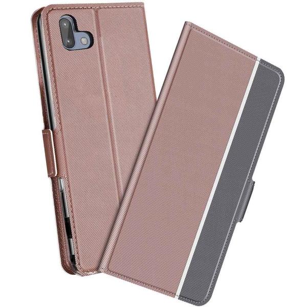 SoftBank arrows U 801FJ　用スマホケース 手帳型ケース カバー　ツートンカラー...