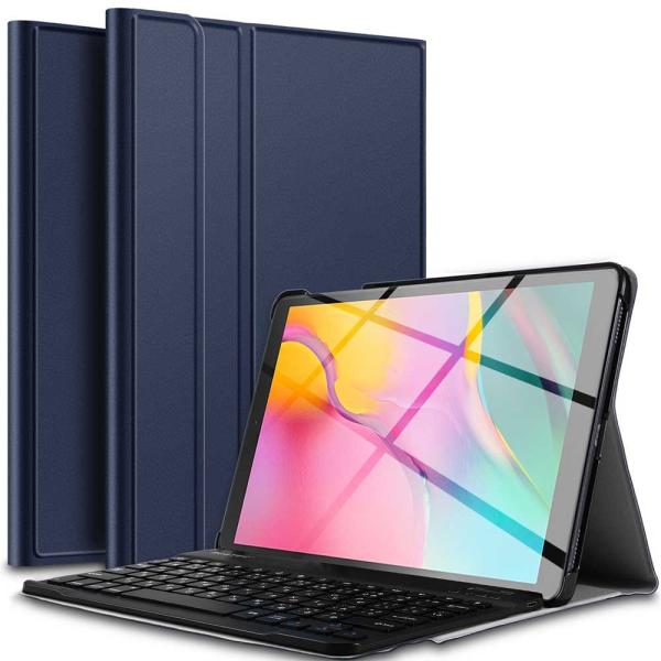 J:COM Galaxy Tab A 10.1 2019 レザーケース付き Bluetooth キー...