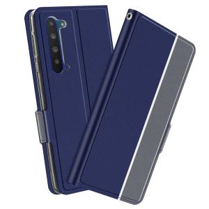 ファーウェイ ケース カバー Huawei nova 5T / Honor 20 スマホケース 手帳型 スタンド機能 ツートンカラー ストラップ マグネット 定期入れ ポケット シンプル｜pcastore