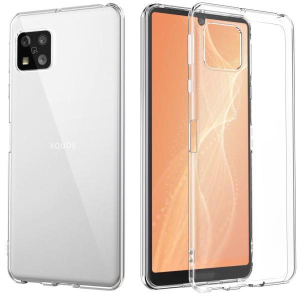 送料無料 AQUOS sense4/sense 5G用ソフトケース TPU保護ケース・カバー 耐衝撃...