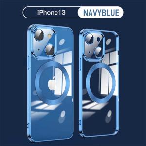 iPhone ケース カラー6色展開 iPhone 13 12 シリーズ MagSafe リング内蔵 背面クリア保護ケース レンズ全面保護・カバー  ケース