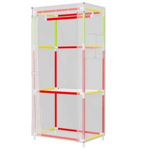 ワードローブ カバー付き クローゼット 不織布...の詳細画像3