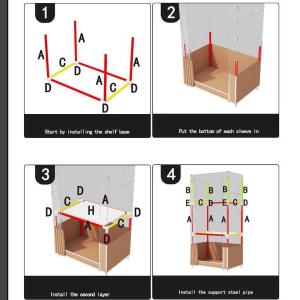 ワードローブ カバー付き クローゼット 不織布...の詳細画像4
