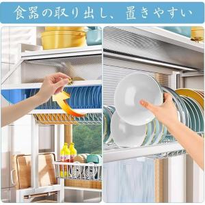 水切りラック シンク上 合金製 水切り&そのま...の詳細画像5
