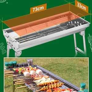 アウトドア BBQ コンロ / 焼き網幅73c...の詳細画像5