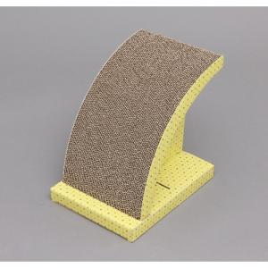 [取寄10]アイリスオーヤマ 猫のつめとぎアーチタイプ P-NTA-240 イエロー [1個][4967576213301]