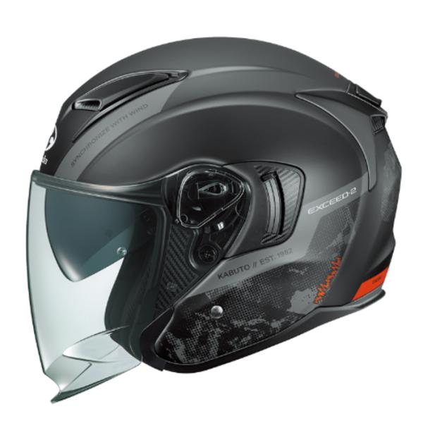 OGK カブト(オージーケーカブト) EXCEED-2 DUNE Ｍ57-58cm フラットブラック