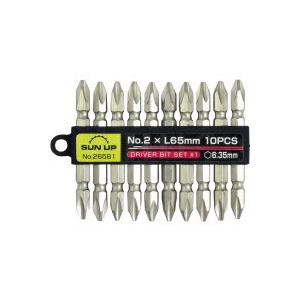コンヨ SUN UP ドライバービットセット＋2×65 10PC