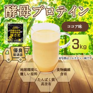 綿半パートナーズ 酵母プロテイン ココア風味 3kg｜pcbomber