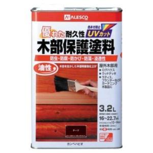 カンペハピオ 油性木部保護塗料 3.2L チーク