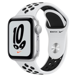 Apple(アップル) Apple Watch Nike SE GPSモデル 40mm MKQ23J/A ピュアプラチナム/ブラックNikeスポーツバ