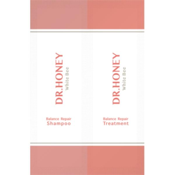 H2O(エイチツーオー) ドクターハニー ホワイトビー バランス リペア 2連お試し（シャンプー・ヘ...