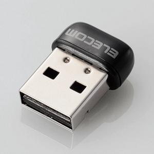 ELECOM 433Mbps USB無線超小型LANアダプター WDC-433SU2M2BK ブラック エレコム　即納・送料無料・代引き不可｜pcfreak