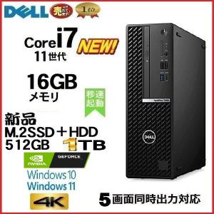 デスクトップパソコン 中古パソコン DELL 第8世代 Core i5 メモリ32GB 新品SSD1TB office 3060SF Windows10 Windows11 4K 美品 0359S｜pchands