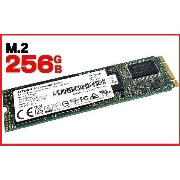 256GB M.2 SSD Type 2280 B/MKey SATA 256GB 動作確認済 ソリ...