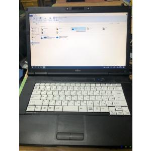 ジャンク  訳あり 中古ノートパソコン Windowsノート 富士通LifebookA572/F Corei3-3110M/メモリ2GB/SSD128GB/DVDRW/15.6インチ｜pchands