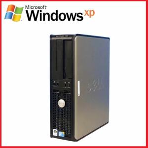 デスクトップパソコン 中古パソコン WindowsXP Pro DELL Optiplex 360DT Core2 Duo E8300 メモリ1GB HDD500GB d-232｜pchands