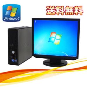 中古パソコン DELL Optiplex 780SF 19液晶(Core 2 Duo E8400)(メモリ2GB)(Windows7 Pro)(y-dtb-411)