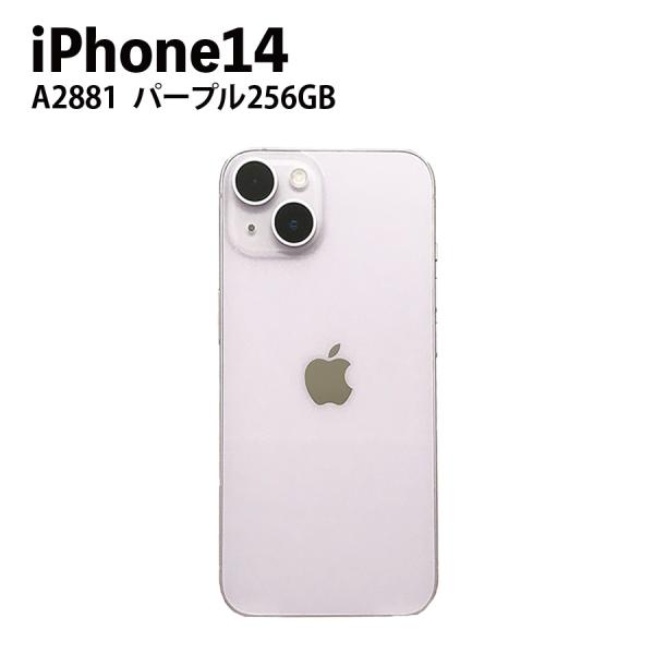 iPhone14 MPW93J/A A2881 256GB 6.1インチ パープル Apple アイ...