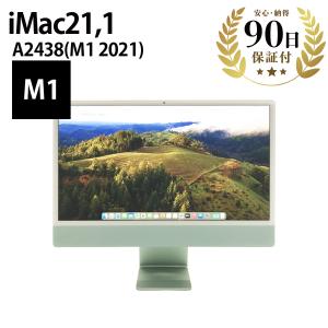 デスクトップパソコン iMac (24-inch, M1 , 2021) A2438 M1 8GB 256GB 24インチ グリーン Apple 中古 Bランク｜pcjungle