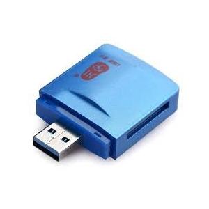 新品USB3.0 高速カードリーダー 川宇 Kawau 5Gbps 各種MicroSD / 各種SDCard / 各種メモリースティック PRO / MMC / 対応 (C385 ブルー)｜pckujira