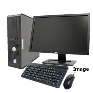 中古パソコン ポイント10倍 Windows 7 Pro WPS Office付 人気DELL Optiplex 780 高速Core2Duo E7500 2.93G/メモリ4G/HDD250GB/DVD/20インチ液晶セット