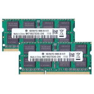 サムスン互換 PC3-10600(DDR3-1333) SO-DIMM 4GB×2枚組 ノートPC用メモリ iMac /Mac mini/MacBookPro/windows対応｜PCM2