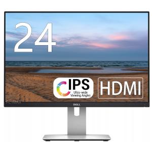 Dell 24インチワイドLED液晶モニタ U2415 IPSパネル 1920x1200 16:10 HDMI AdobeRGB99% 画面回転 高さ調整【中古】ディスプレイ｜pcmax