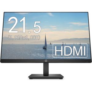 HP フレームレス 21.5インチワイド液晶モニタ P224 IPSパネル 1920x1080 フルHD HDMI HDCP 【中古】ディスプレイ