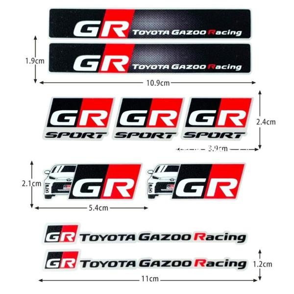 016★新品★トヨタ GR SPORT (GR スポーツ）GR Gazoo Racing ステッカー...