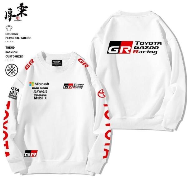 ★新品★トヨタ GR Gazoo Racing★モータースポーツ ロゴ カジュアルな服 メンズ 長袖...