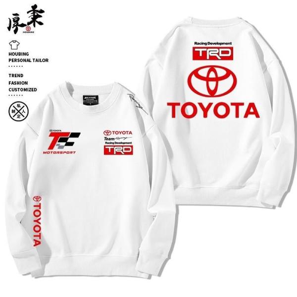 ★新品★トヨタ TOYOTA TRD★モータースポーツ ロゴ カジュアルな服 メンズ 長袖Tシャツ ...