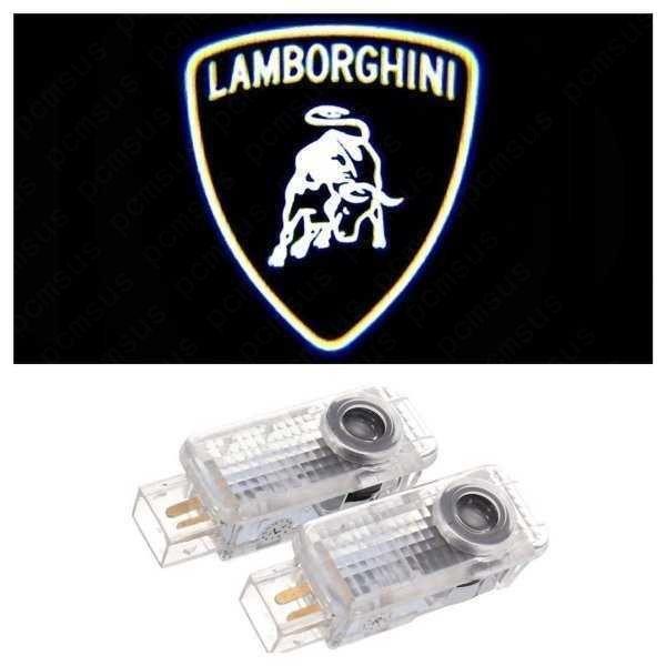 Lamborghini LED HD ロゴ プロジェクター カーテシランプ カーテシランプ ガヤルド...